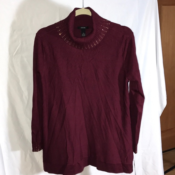 Alfani Sweaters - SALE Bundle 4/$20 - Only 1 Left, Size Medium - Alfani Burgundy Turtleneck